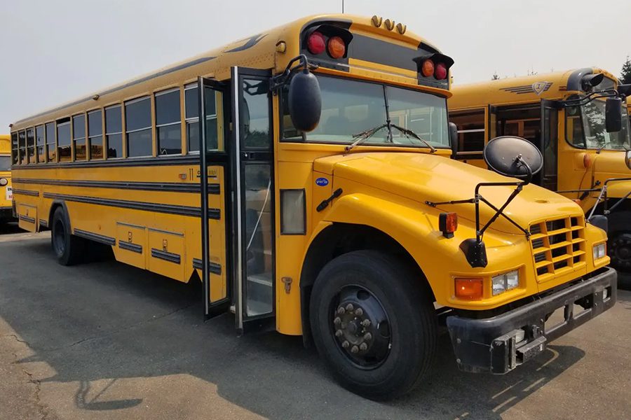 Bluebird School bus